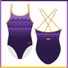 March '24 Varsity Leotard - Purple & Yellow