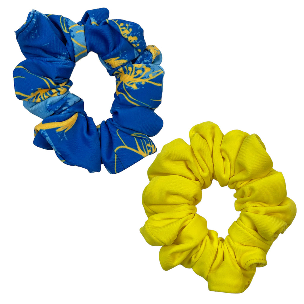 Power Blossom Scrunchies (2-Pack) - Peacock